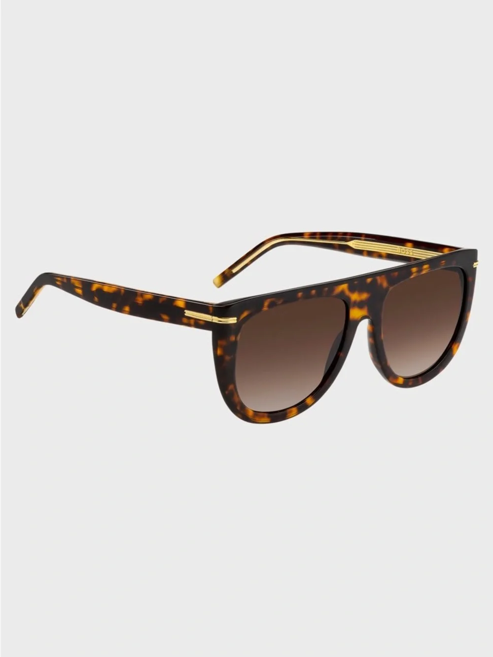Hugo Boss Tortoiseshell Havana Acetate Sunnies